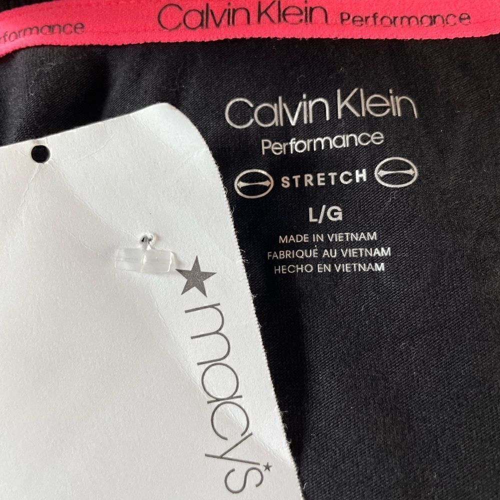NWOT Calvin Klein Performance Crop Top Size L - Picture 4 of 5
